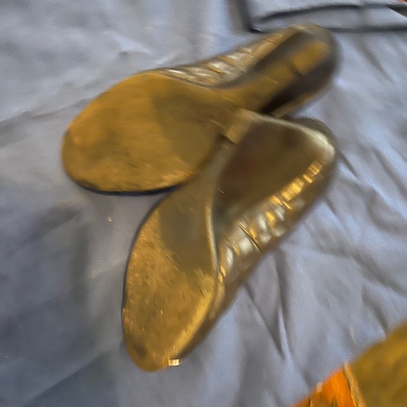 Tory Burch navy blue wedges size 37 - Picture 6 of 6